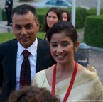 Manisha with her Husband