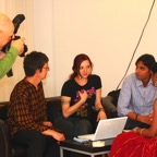 Casting Team in Gespräch mit Bharati-2